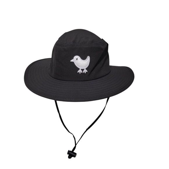 Bad Birdie Other - Bad Birdie Sun Bucket Hat Wide Brim Black Size S/M UPF 50 Removable Drawcord NEW
